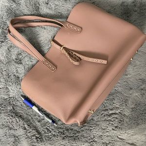 Slouchy pink bag